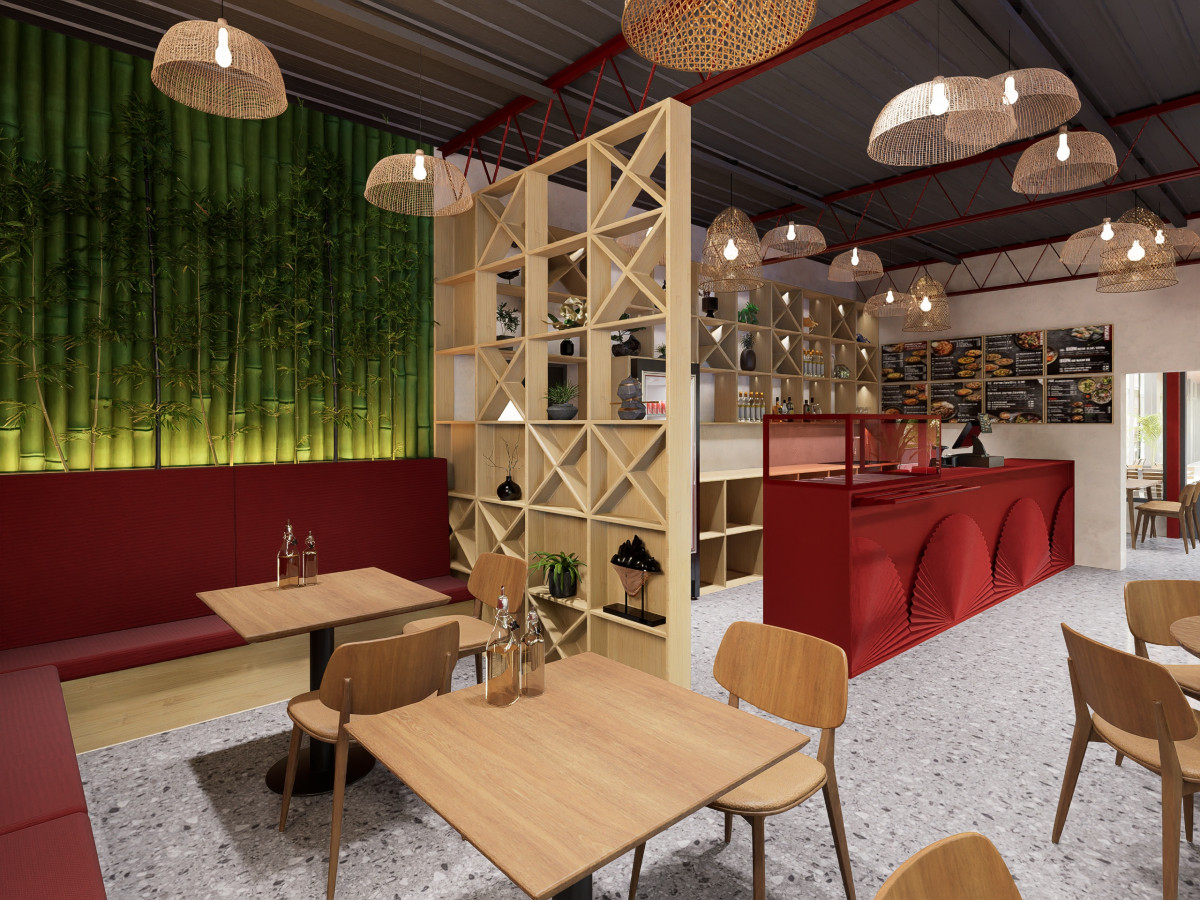 Interiér Vinh bistro