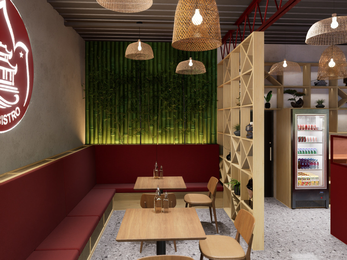 Interiér Vinh bistro