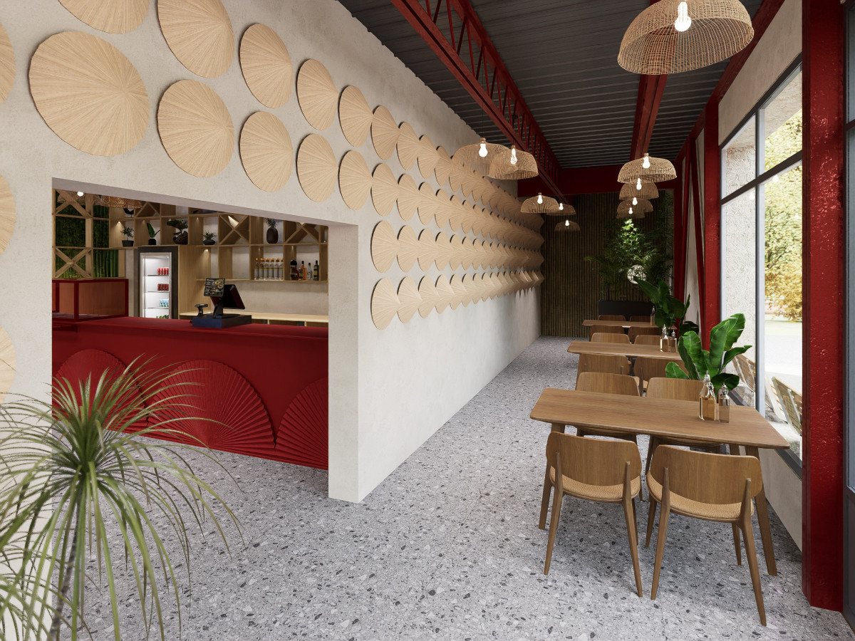 Interiér Vinh bistro