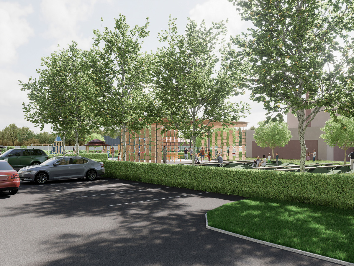 Zalužice centrum obce