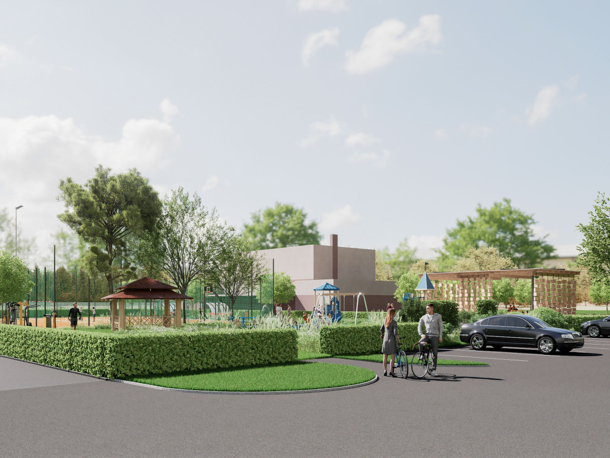 Zalužice centrum obce